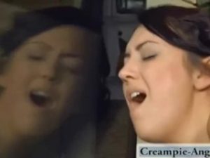 Hardcore fucking and sticky creampie from her man