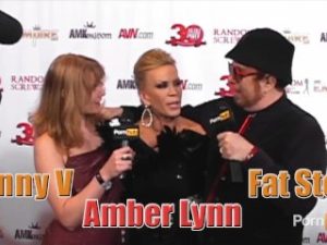 PornhubTV Amber Lynn Red Carpet Interview at 2013 AVN Awards