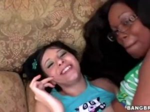Big Ass Interracial FFM Threesome