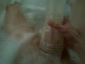 In the bath tub