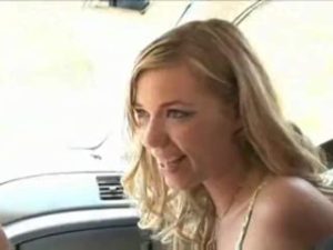 Nicole Ray and Debi Diamond in a car