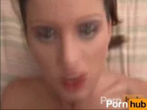 Brunette fucked and jizzed on