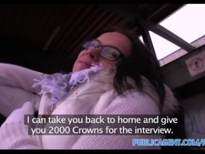 PublicAgent HD Pierced pussy is fucked by a big dick