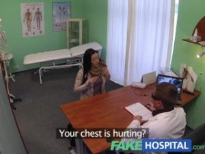 FakeHospital Doctor gives a strong orgasm to fit lonely brithday girl
