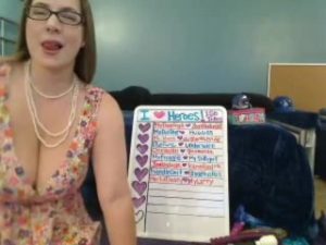 Ambercutie in a summer dress