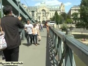 Crazy Naked Tereza Shows Her Hot Body On Public Streets